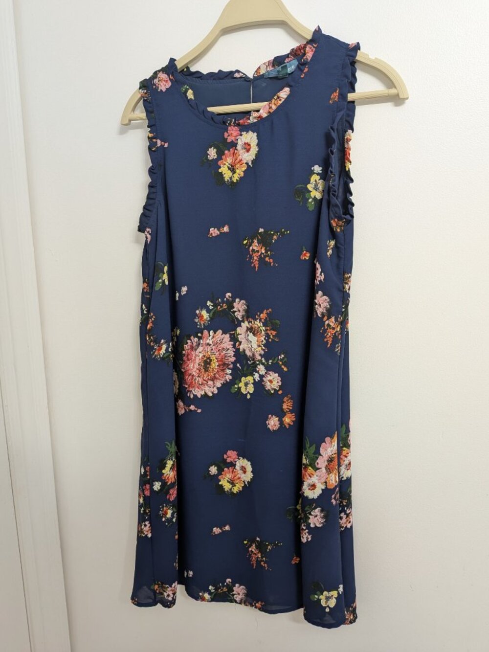 Fleur Bleue Floral Print Top - Size 4